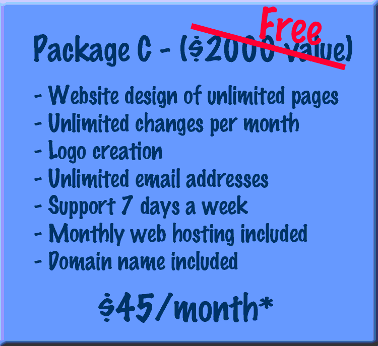 Package C - Regina Web Design